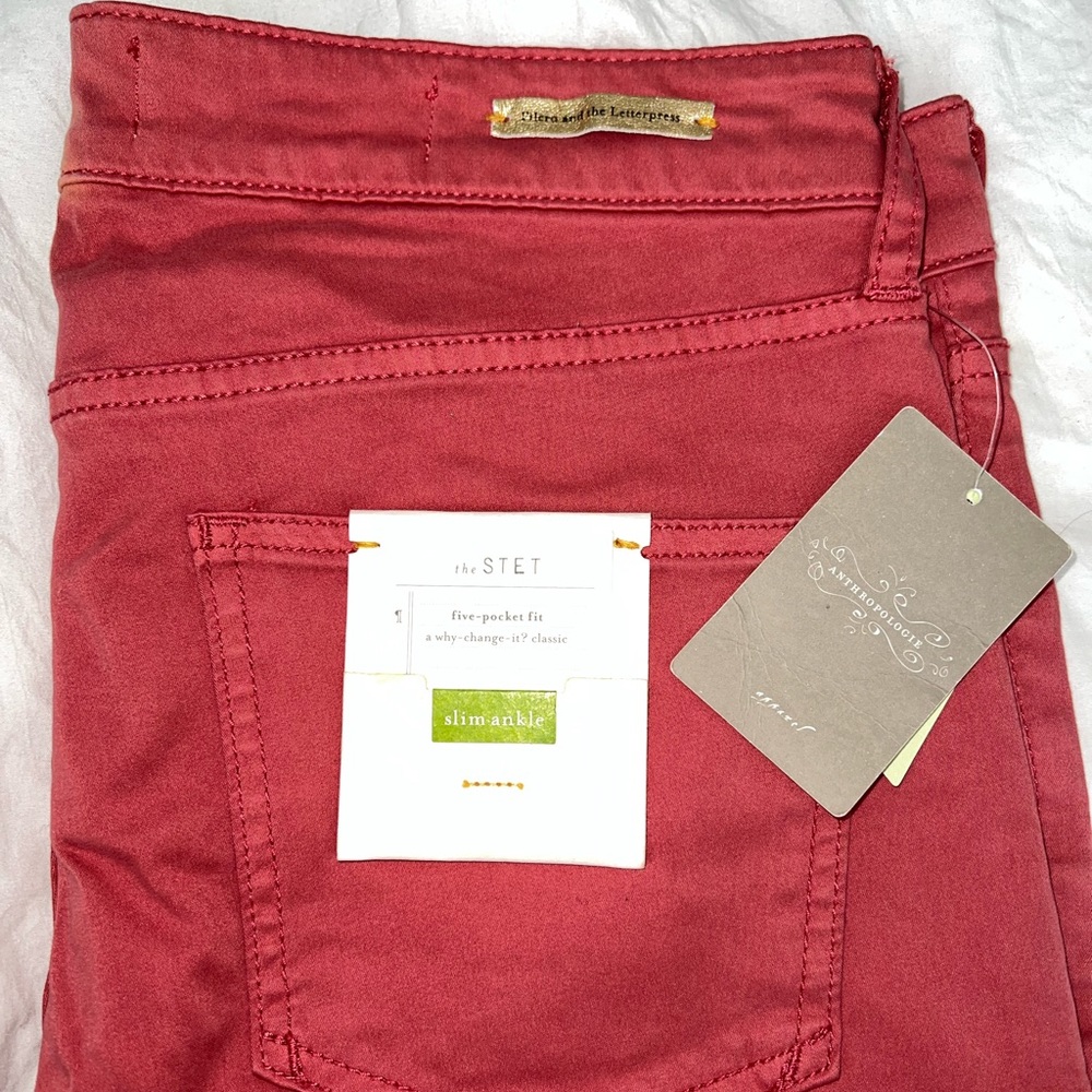 Pilcro Stet Distress Washed Slim ankle Pant